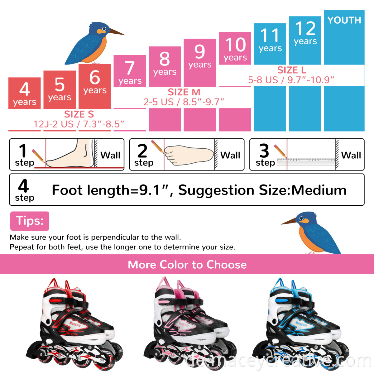Glitzer mit LED Light -up -Rädern Hochwertige Outdoor -Spiele Hot Sellers Sports Kids Roller Skate Schuhe kostenlose Accessoires